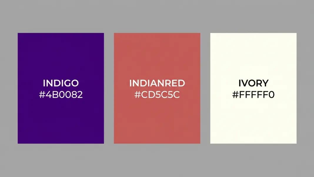 Colors That Start with I: Indigo, Indianred, and Ivory Explained