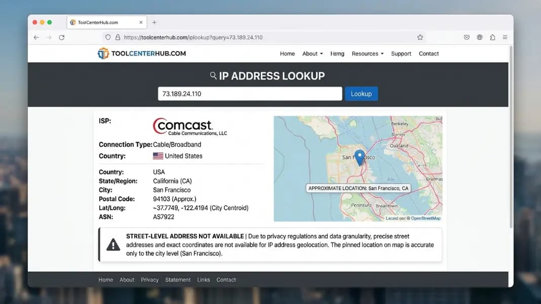 What Your IP Address Reveals: Location, ISP, and Privacy Limits