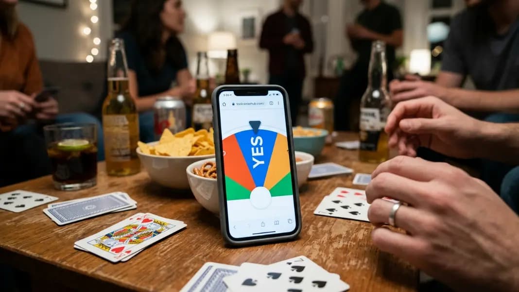 Yes or No Wheel Game: Party Questions, Couples, and Truth or Dare