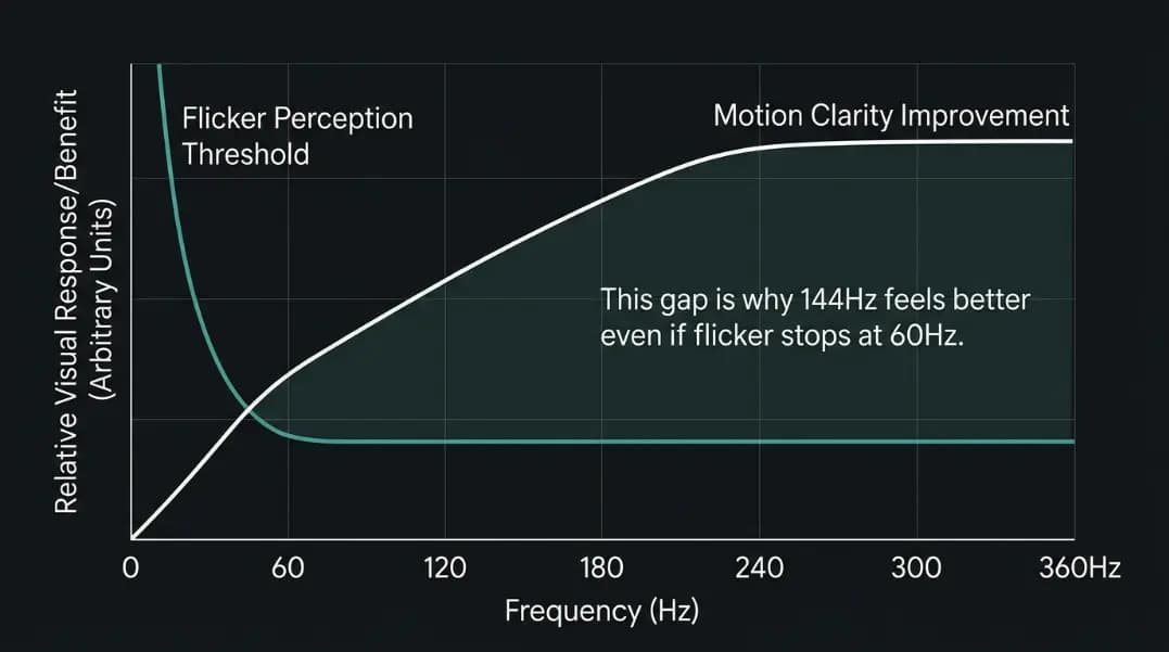 Can the Human Eye See Above 60Hz? The Refresh Rate Science