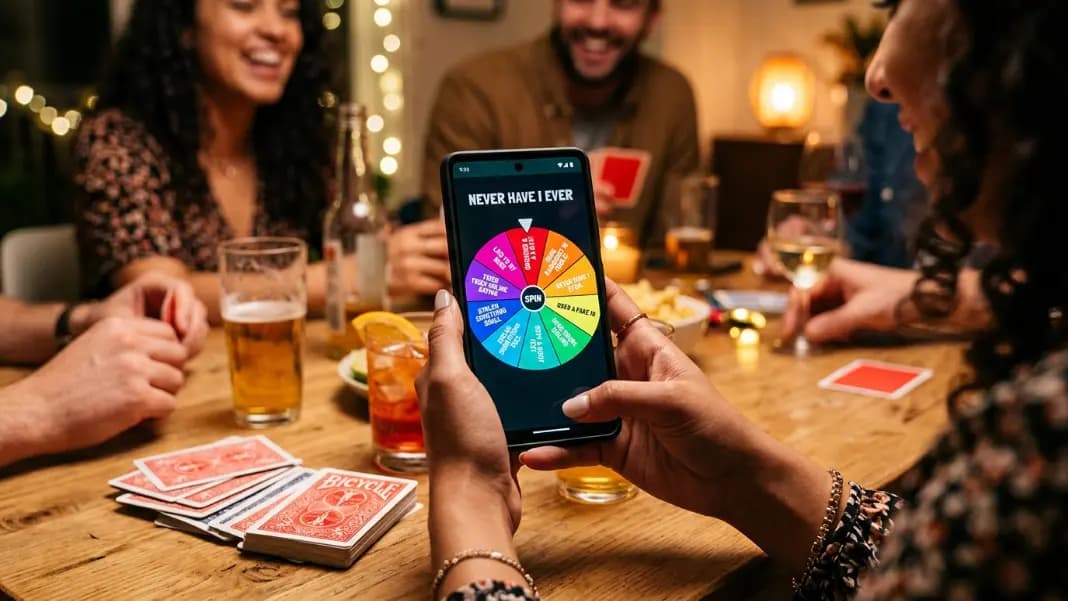 Never Have I Ever Wheel Spinner: Wheel vs. Card Format and Statement Design