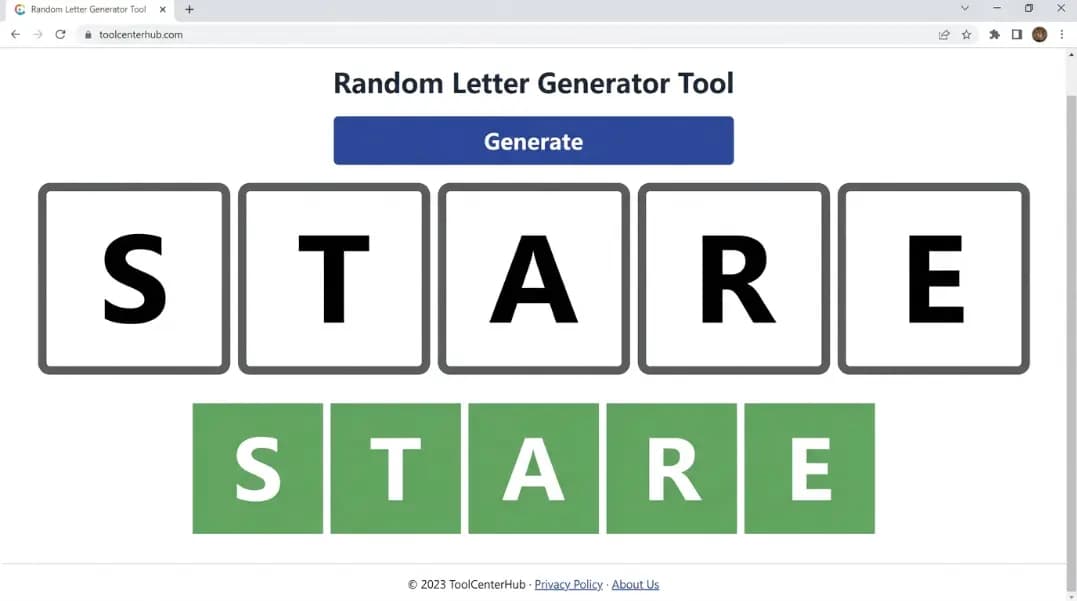 Random 5 Letter Word Generator: Wordle Practice and Word Games