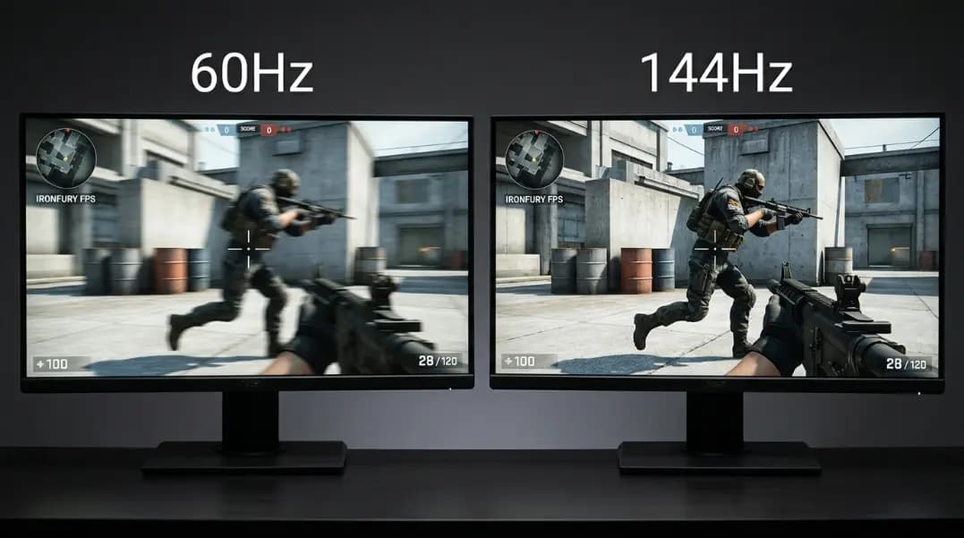Best Refresh Rate for Gaming: 60Hz vs 144Hz vs 240Hz Compared