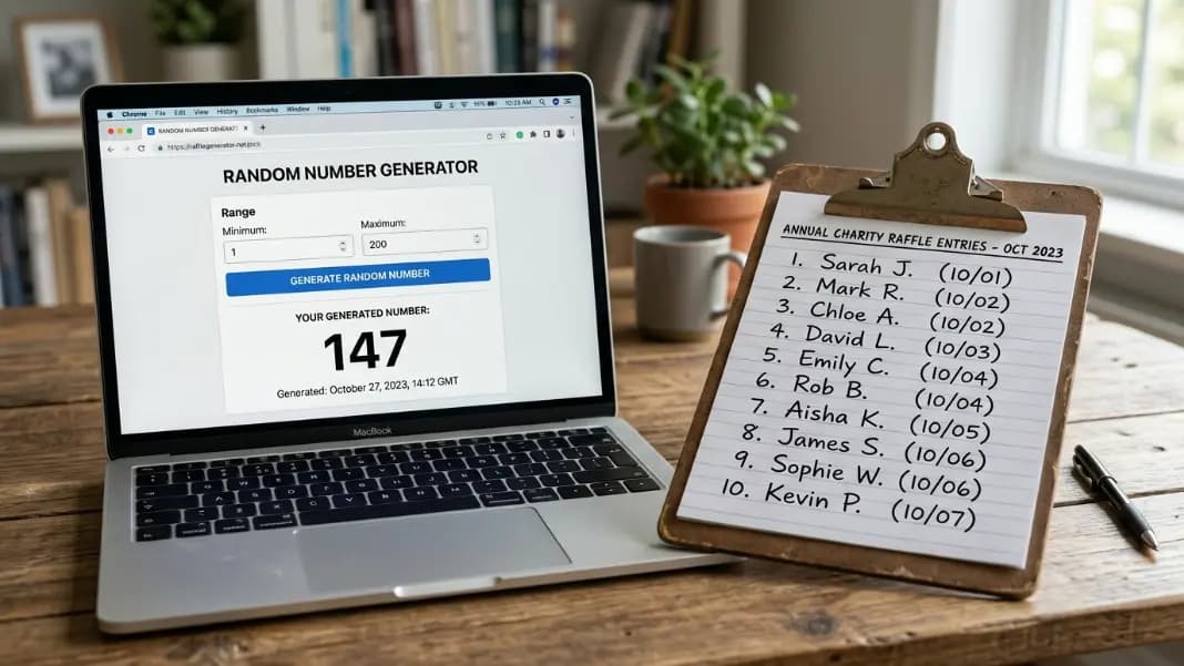Random Number Generator for Raffles: How to Pick Winners Fairly
