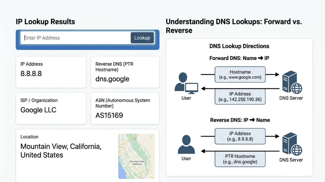 Reverse IP Address Lookup: What It Is and How It Works