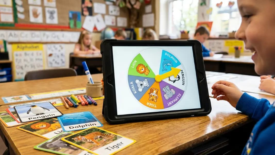 Animal Wheel Spinner for Classrooms: Age-Group Lists and Game Formats