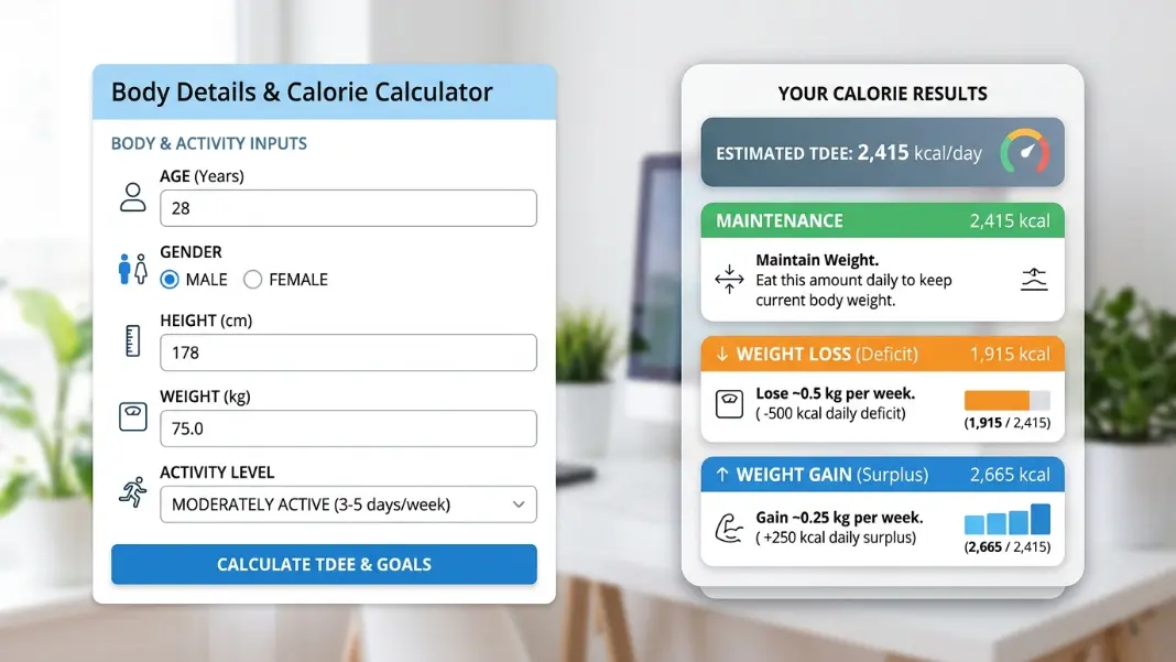 Calorie Calculator: How Many Calories a Day Do You Actually Need?