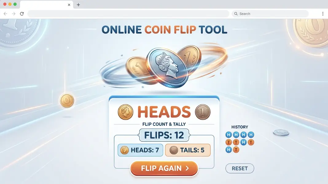 Random Coin Flip Online: Heads or Tails Generator Guide